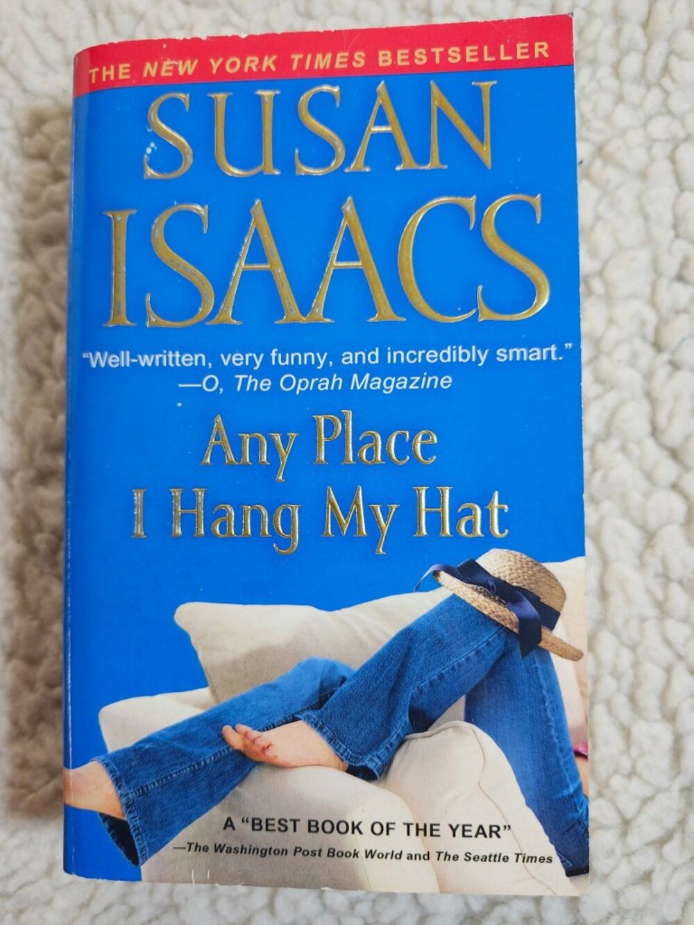 Susan Isaacs Any Place I Hang My Hat Mass Market Paperback Pocket Star 2007 Used